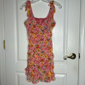 Lily Rose Floral Mini Dress